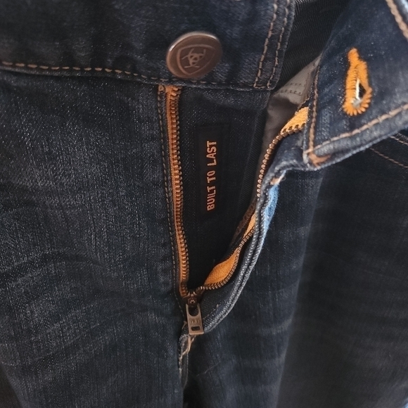 MEN'S Ariat Jeans Rebar M4 Relaxed Boot Cut 34 waist by 30 length - Picture 8 of 11